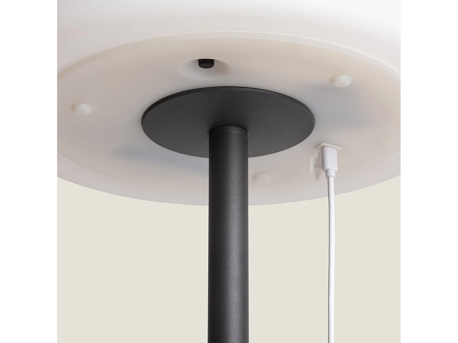 Lampada da Terra per Esterni Metallo LED Solare Larso 3000K Bianco Caldo