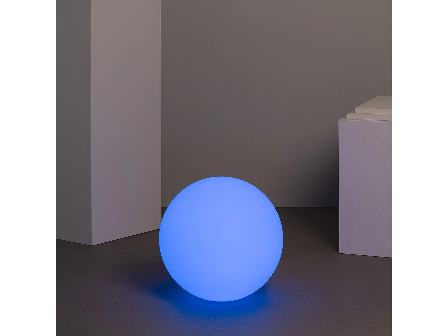 Sphère LED RGBW IP65 40cm Rechargeable