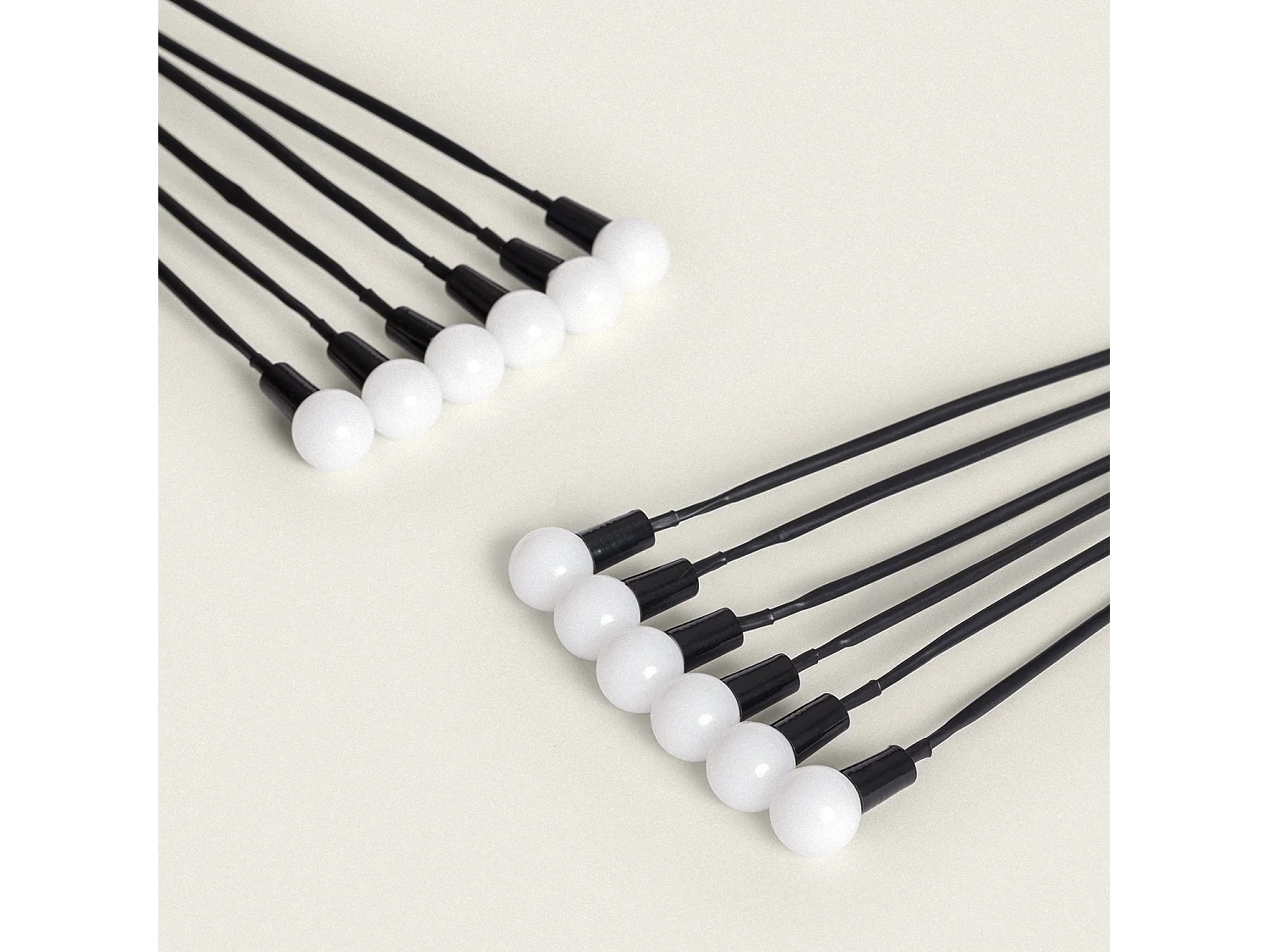 Pack de 6 Piquets LED Solaires Extérieur LightningBug 3000K Blanc chaud