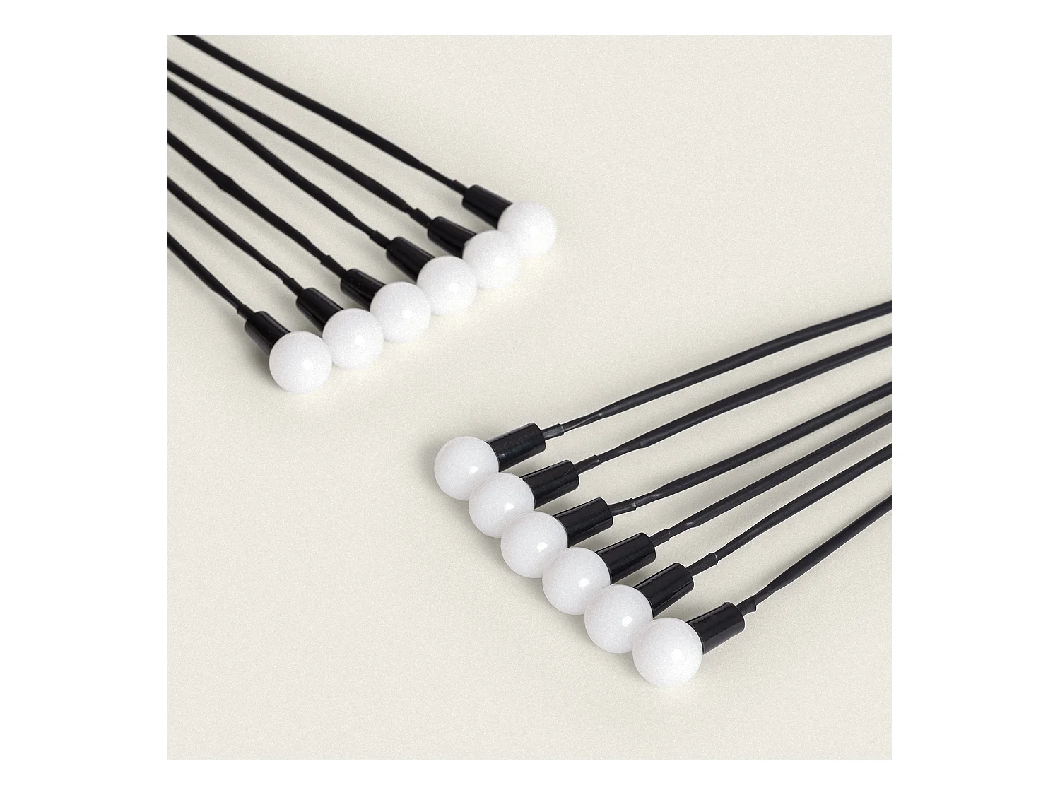 Pack de 6 Pinchos LED Solar Exterior LightningBug 3000K Blanco Cálido