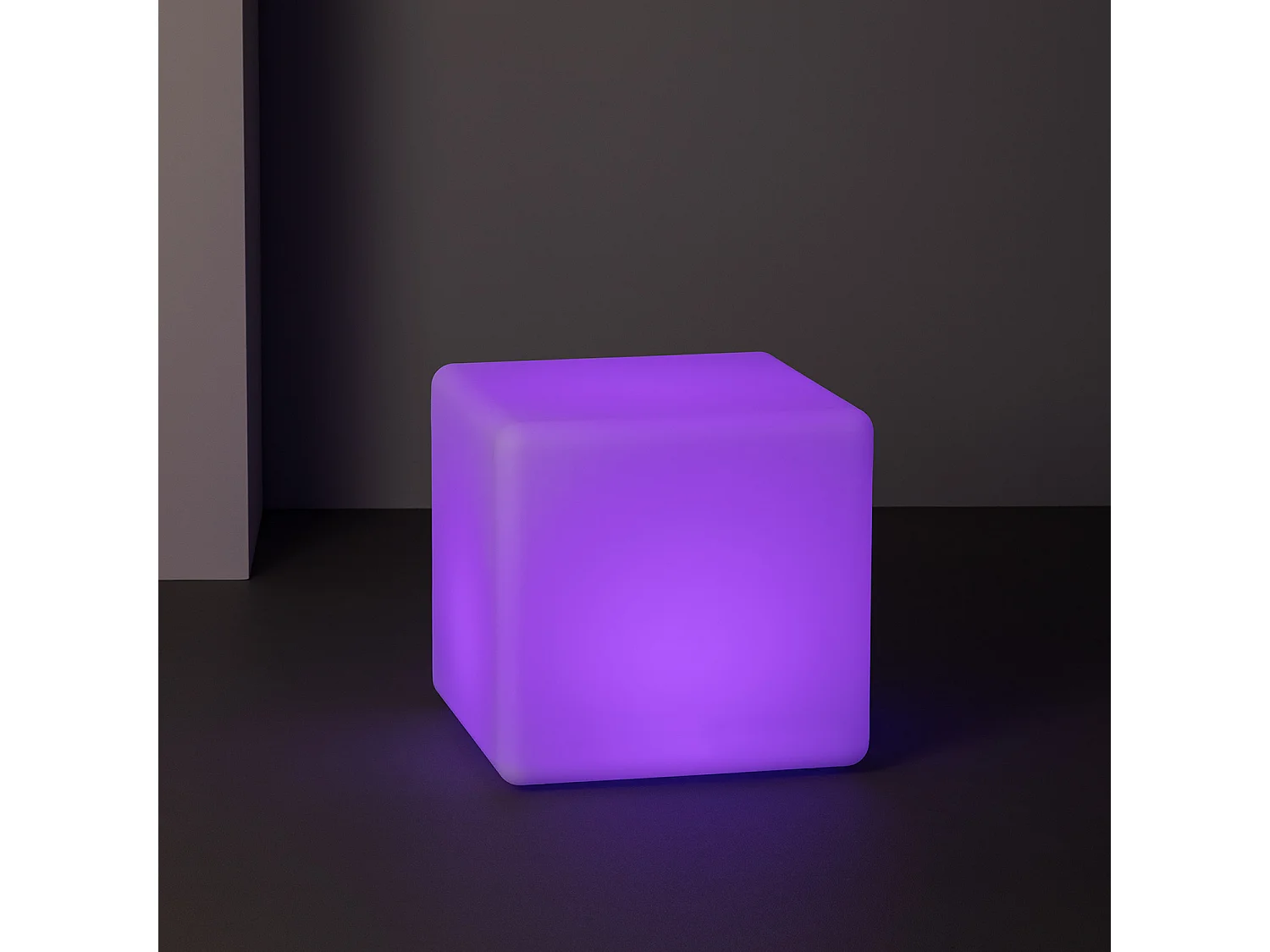 Cube LED RGBW Rechargeable 400 mm