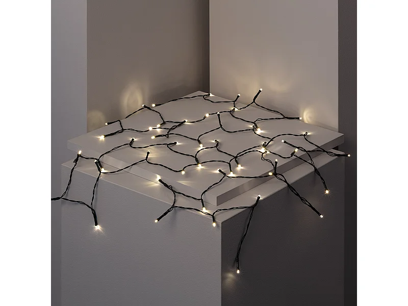 Guirlande LED Extérieure Solaire Lasan 4m 3000K Blanc chaud