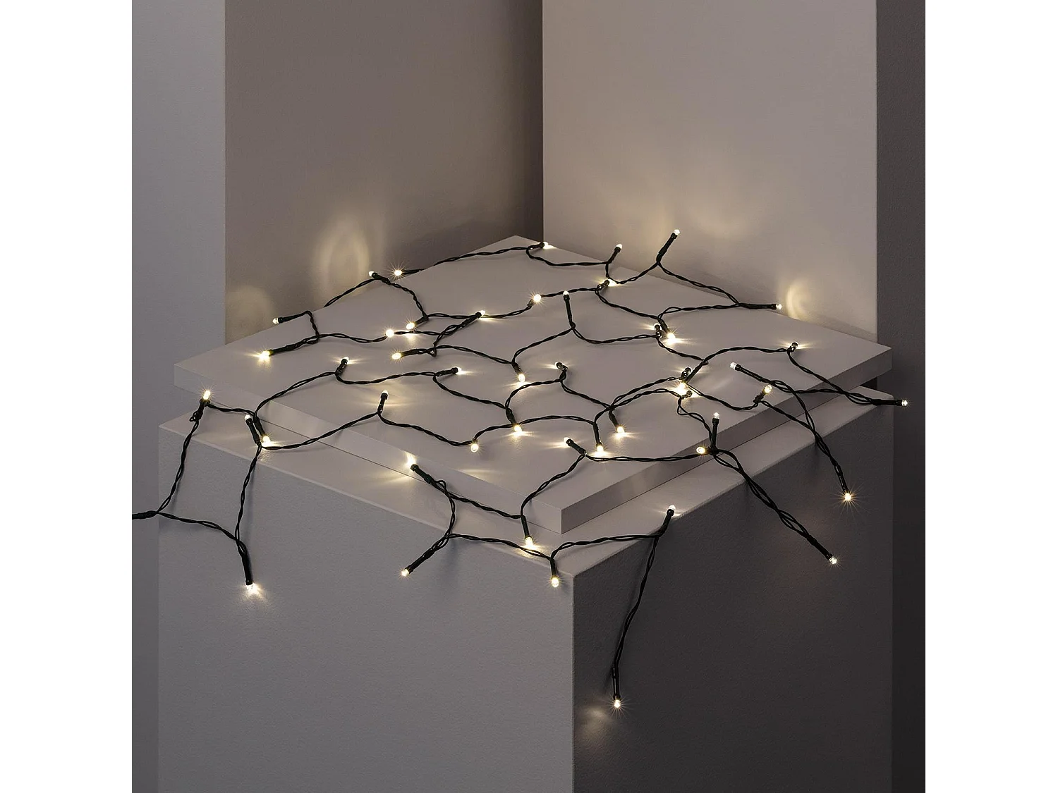 Guirlande LED Extérieure Solaire Lasan 4m 3000K Blanc chaud