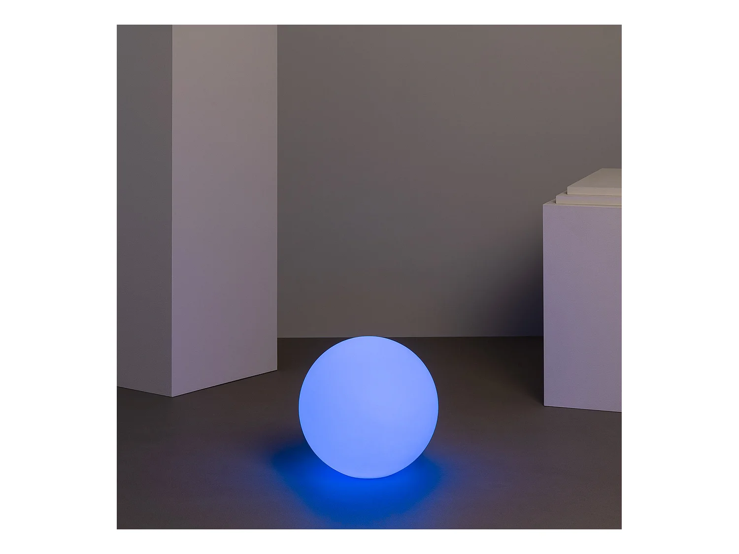 Sphère LED RGBW IP65 30cm Rechargeable