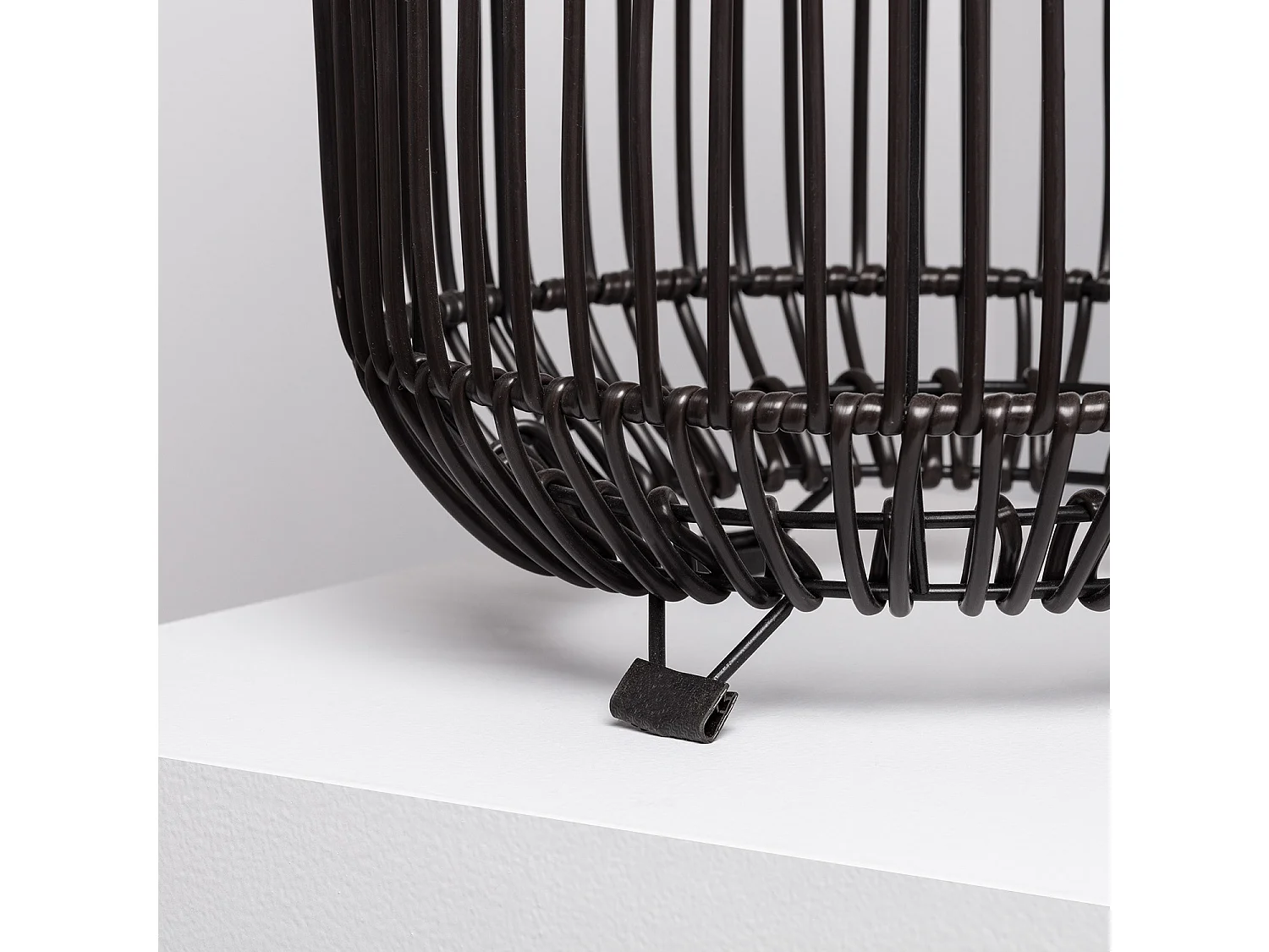 Lámpara de Mesa Exterior Solar LED Bhilai Marrón oscuro