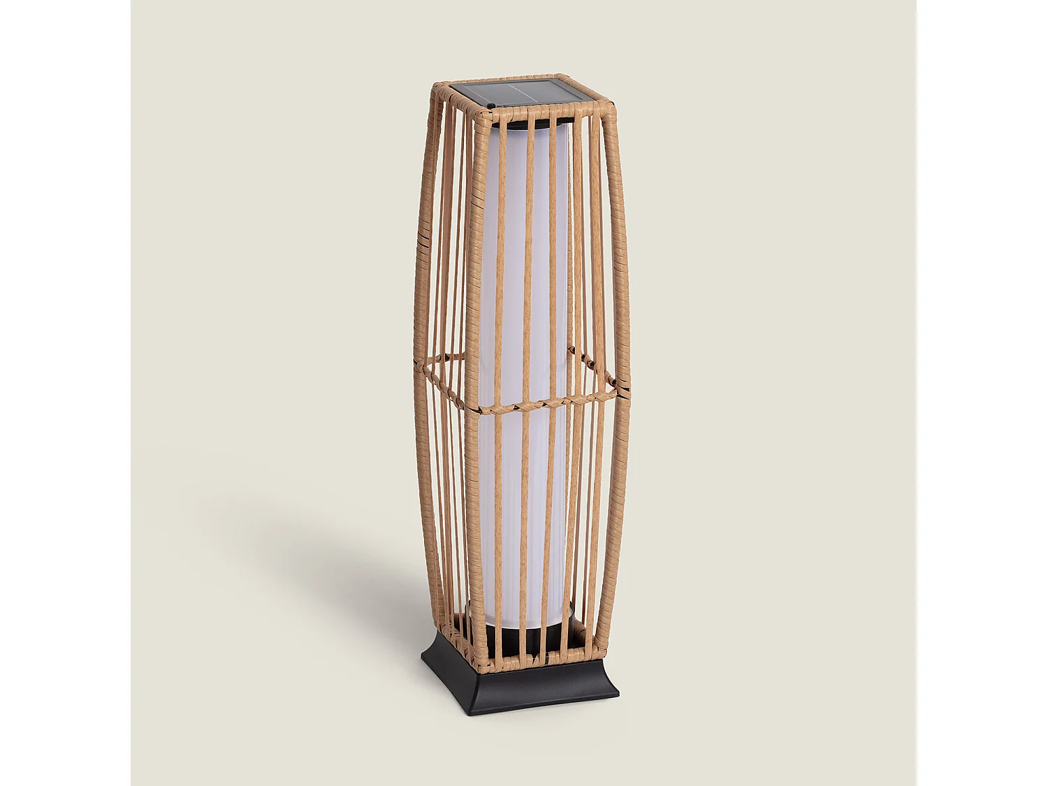 Lampadaire LED Extérieur Solaire Arley  Naturel