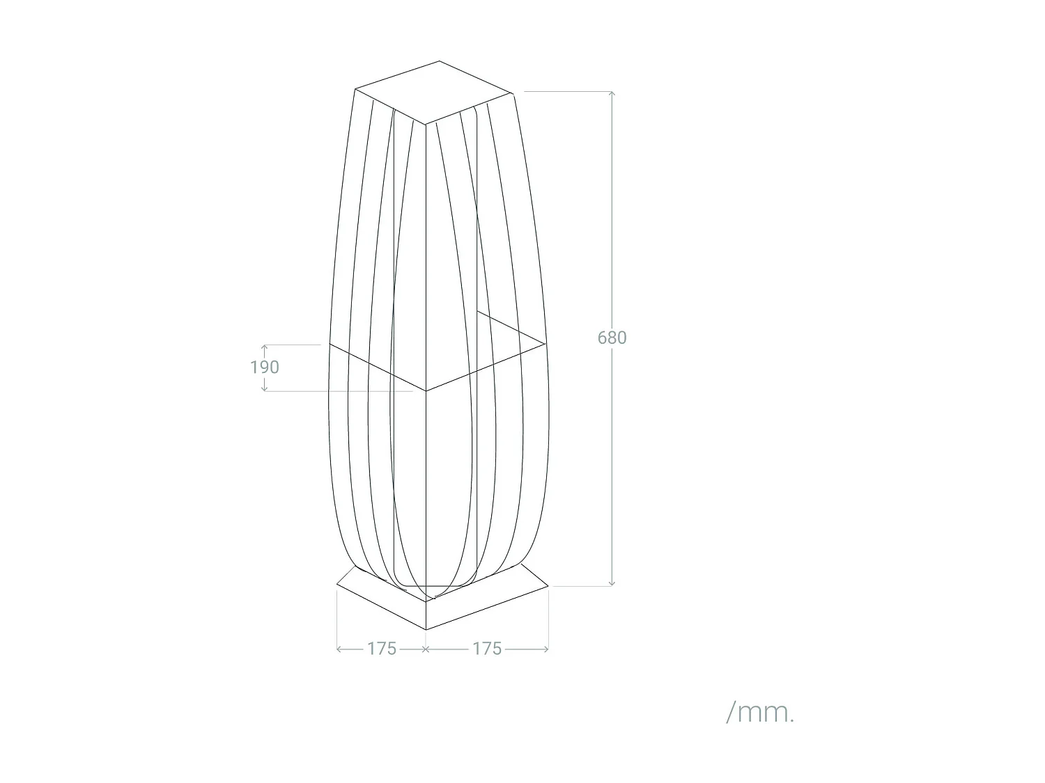 Lampadaire LED Extérieur Solaire Arley  Naturel