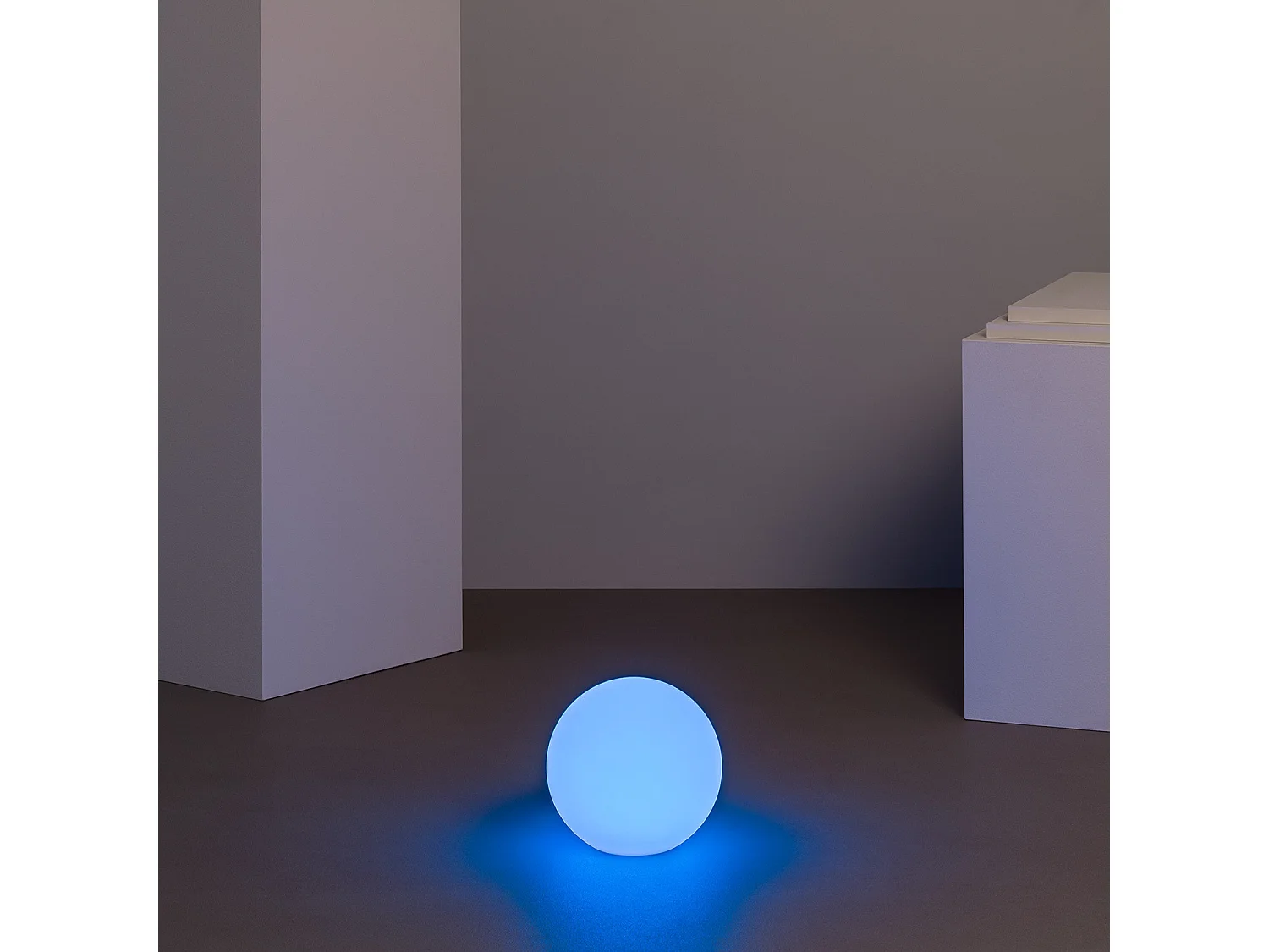 Sfera LED RGBW IP65 20cm Ricaricabile