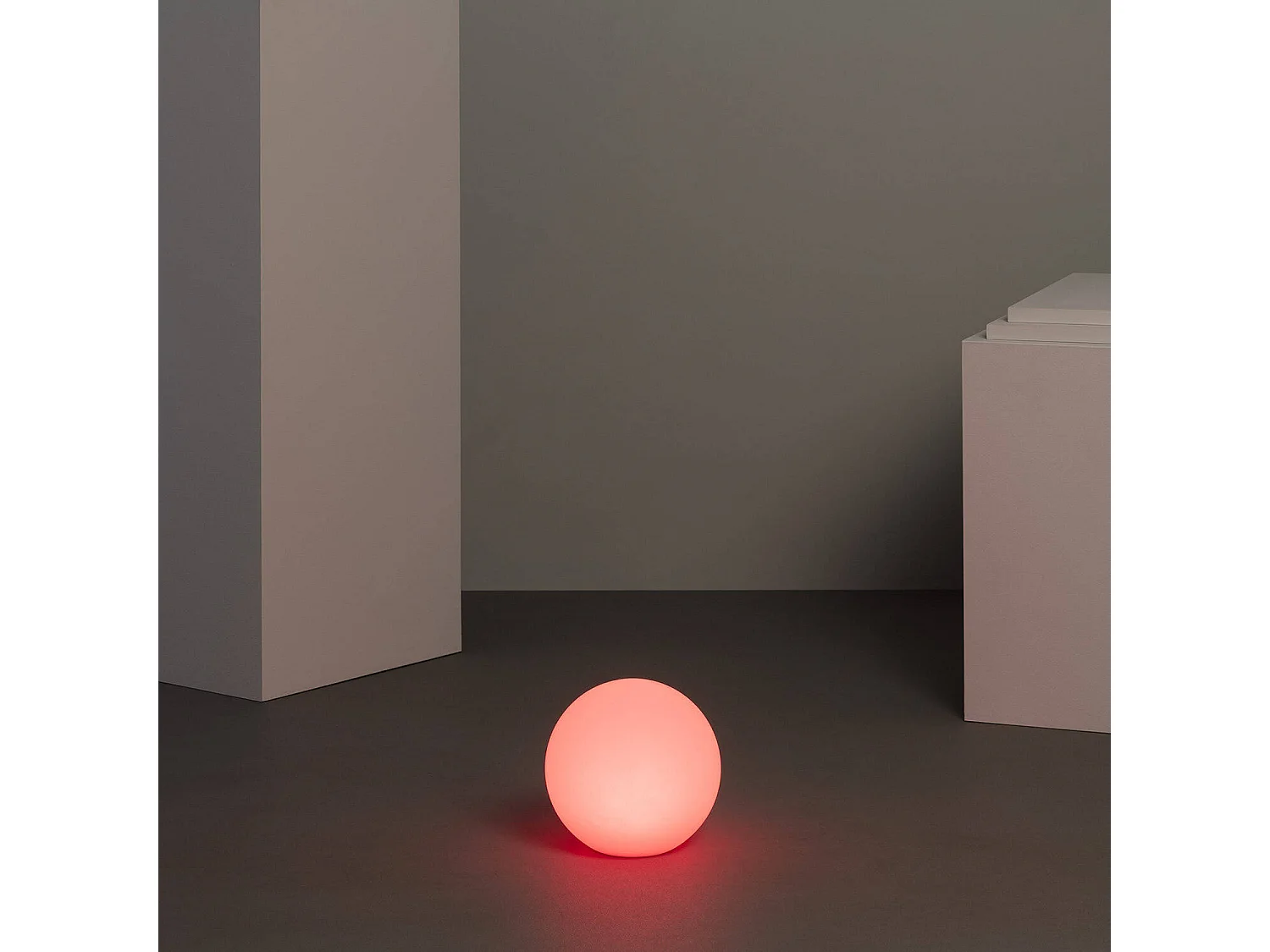 Sfera LED RGBW IP65 20cm Ricaricabile