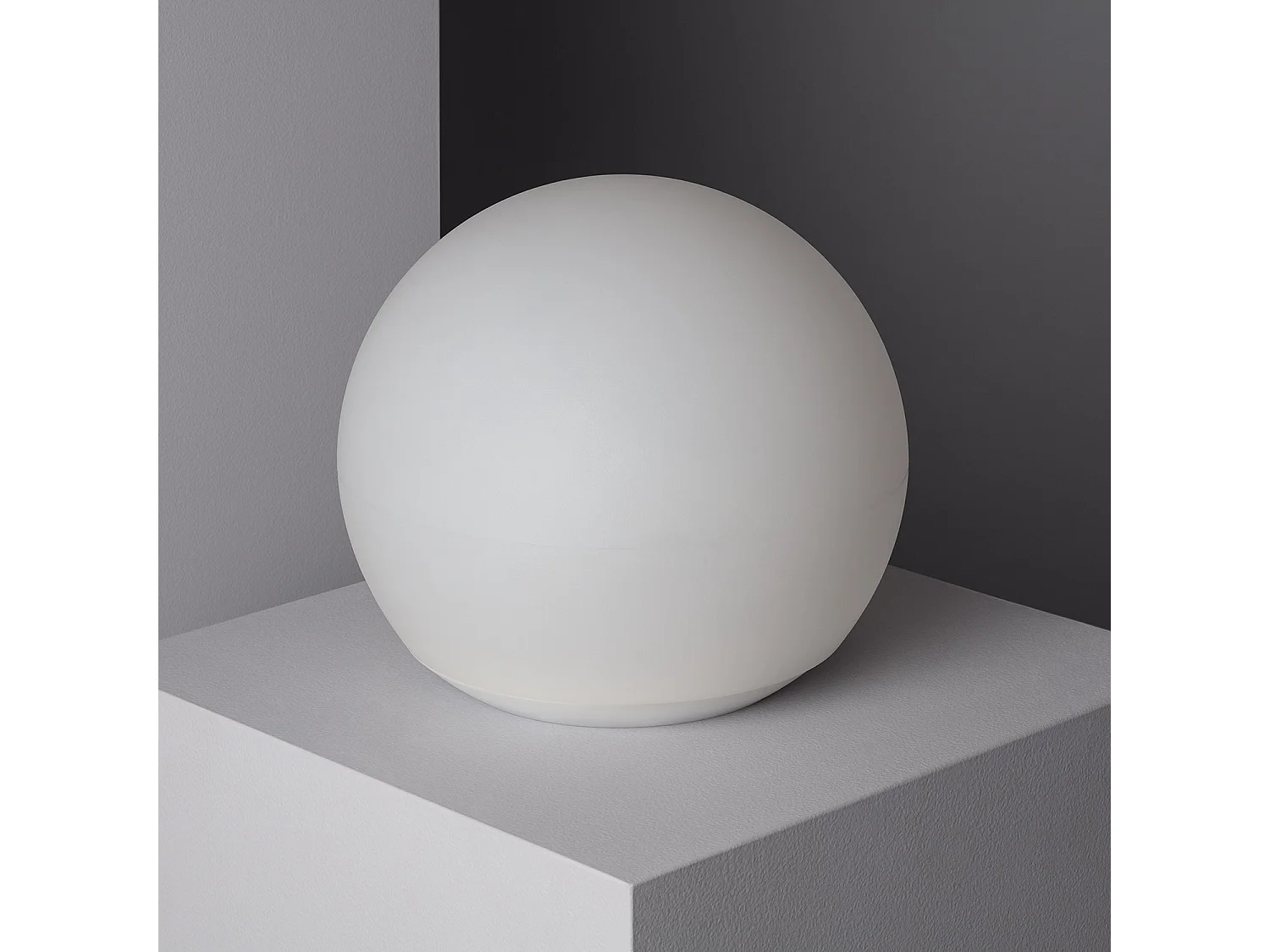 Sphère LED Solaire 25cm  3000K Blanc chaud