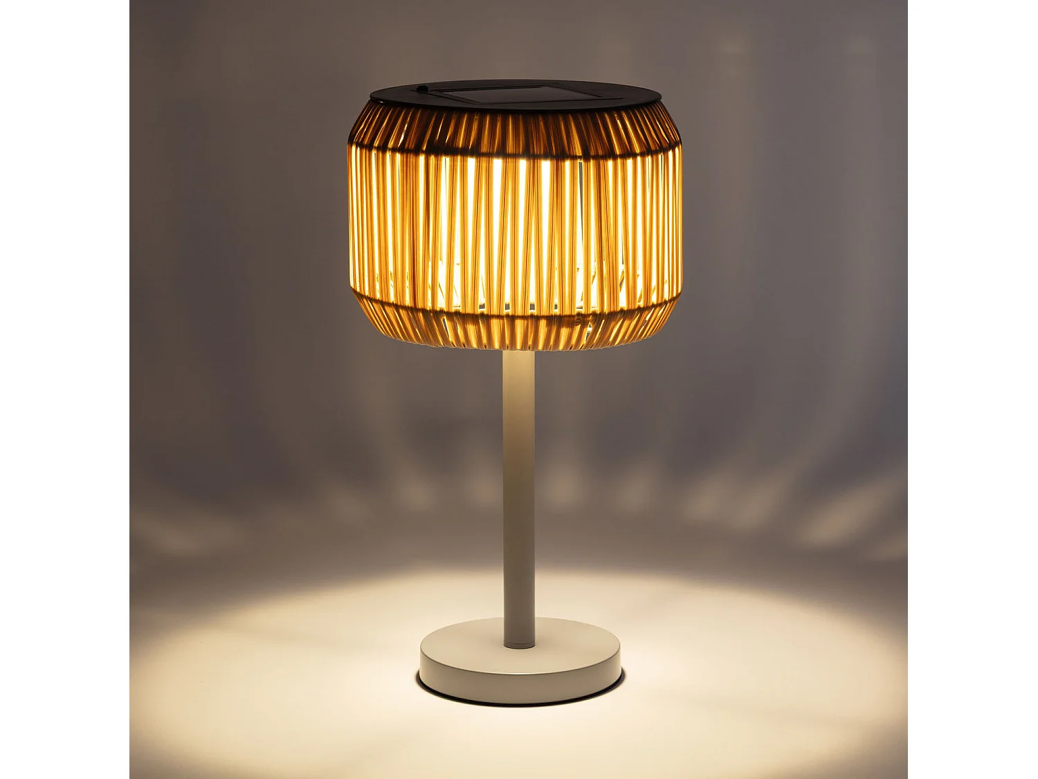 Lampada da Tavolo per Esterni LED Solare Nygala Naturale