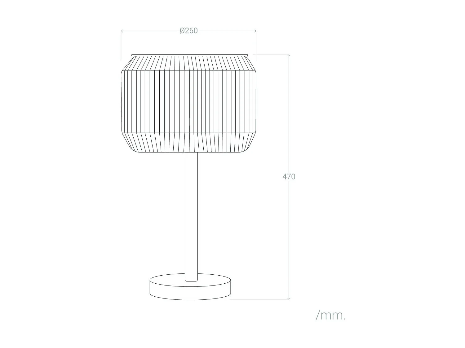 Lampe à Poser LED Extérieure Solaire Nygala  Naturel