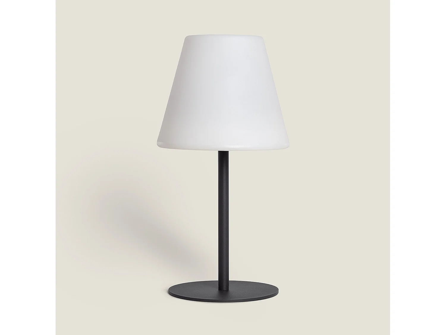 Lampada da Tavolo per Esterni LED Solare Alluminio Larso 3000K Bianco Caldo