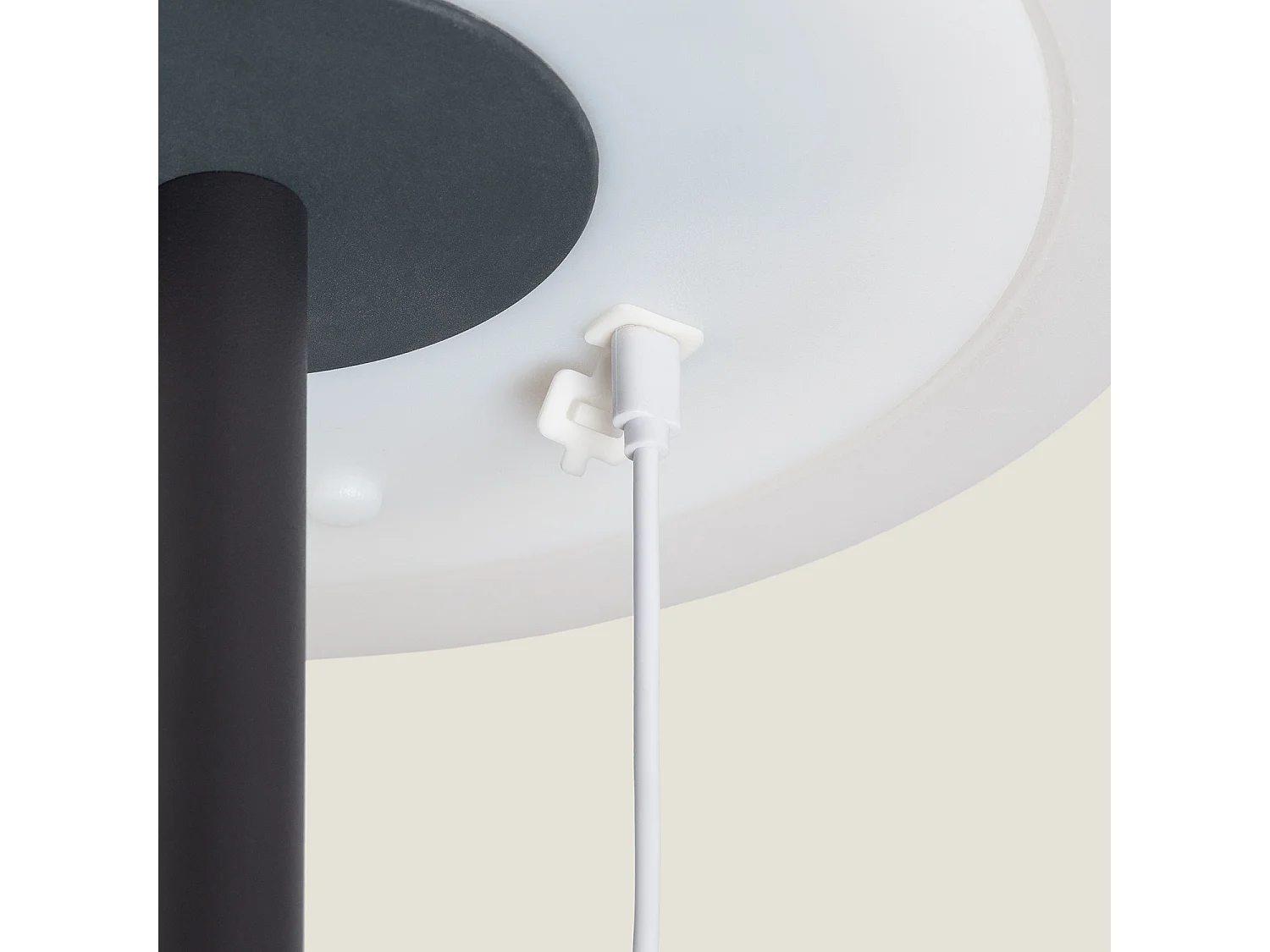 Lampe à Poser LED Extérieure Solaire Aluminium Larso  3000K Blanc chaud