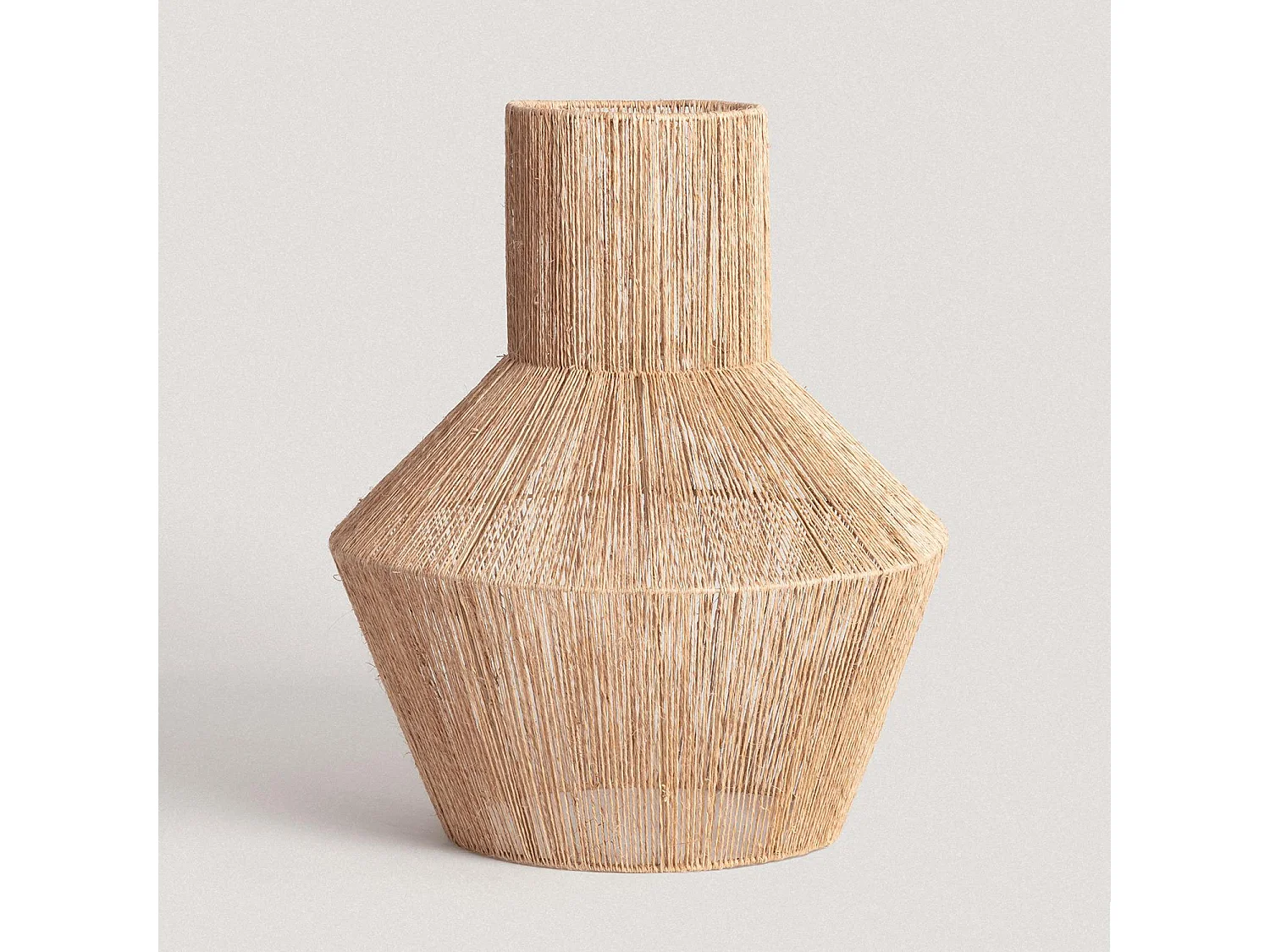 Abat-jour Suspension Fibres Naturelles Newén Ø500 mm ILUZZIA Naturel