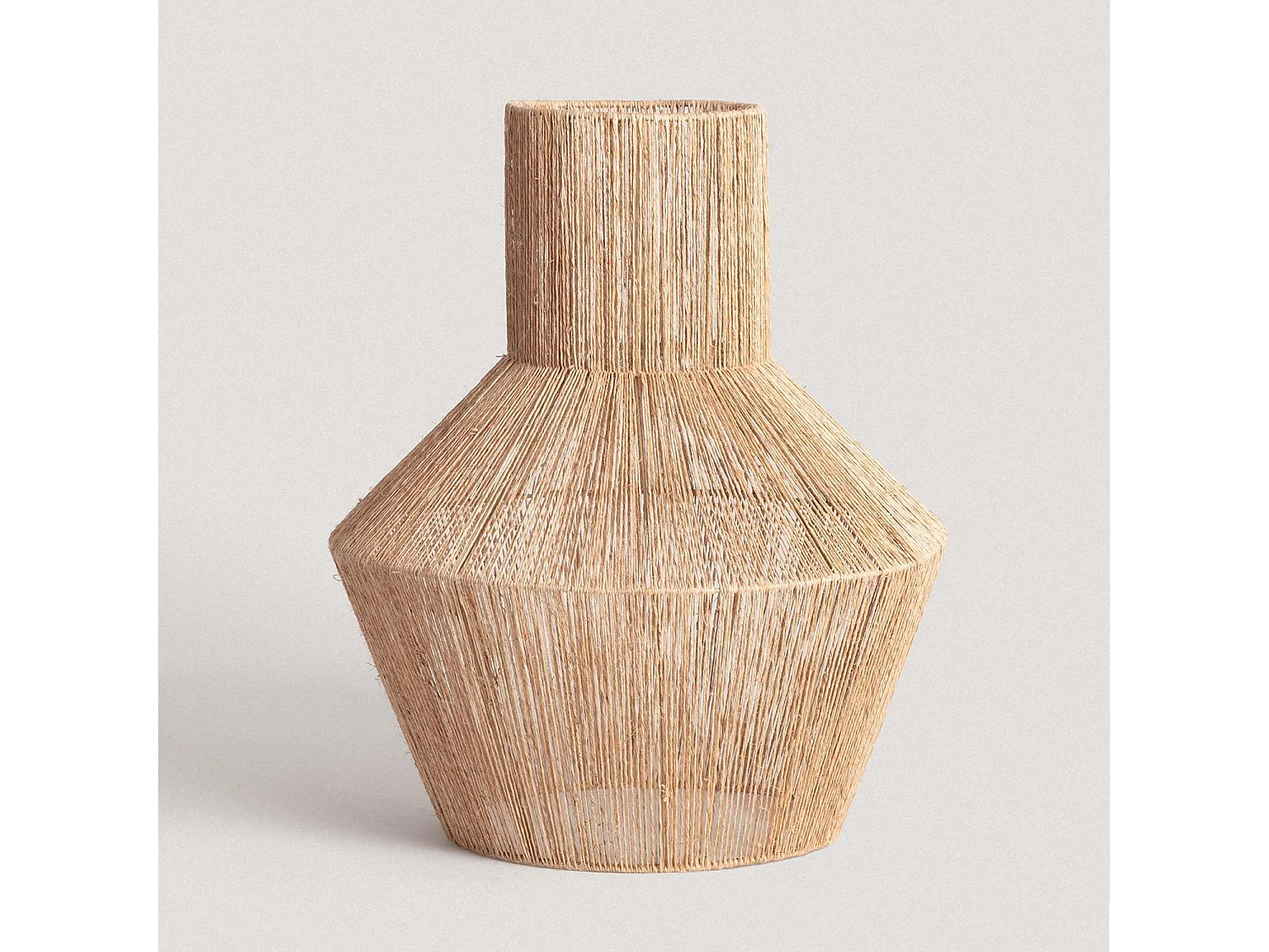 Abat-jour Suspension Fibres Naturelles Newén Ø500 mm ILUZZIA Naturel