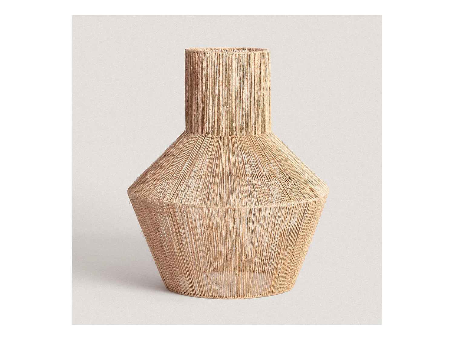 Abat-jour Suspension Fibres Naturelles Newén Ø500 mm ILUZZIA Naturel