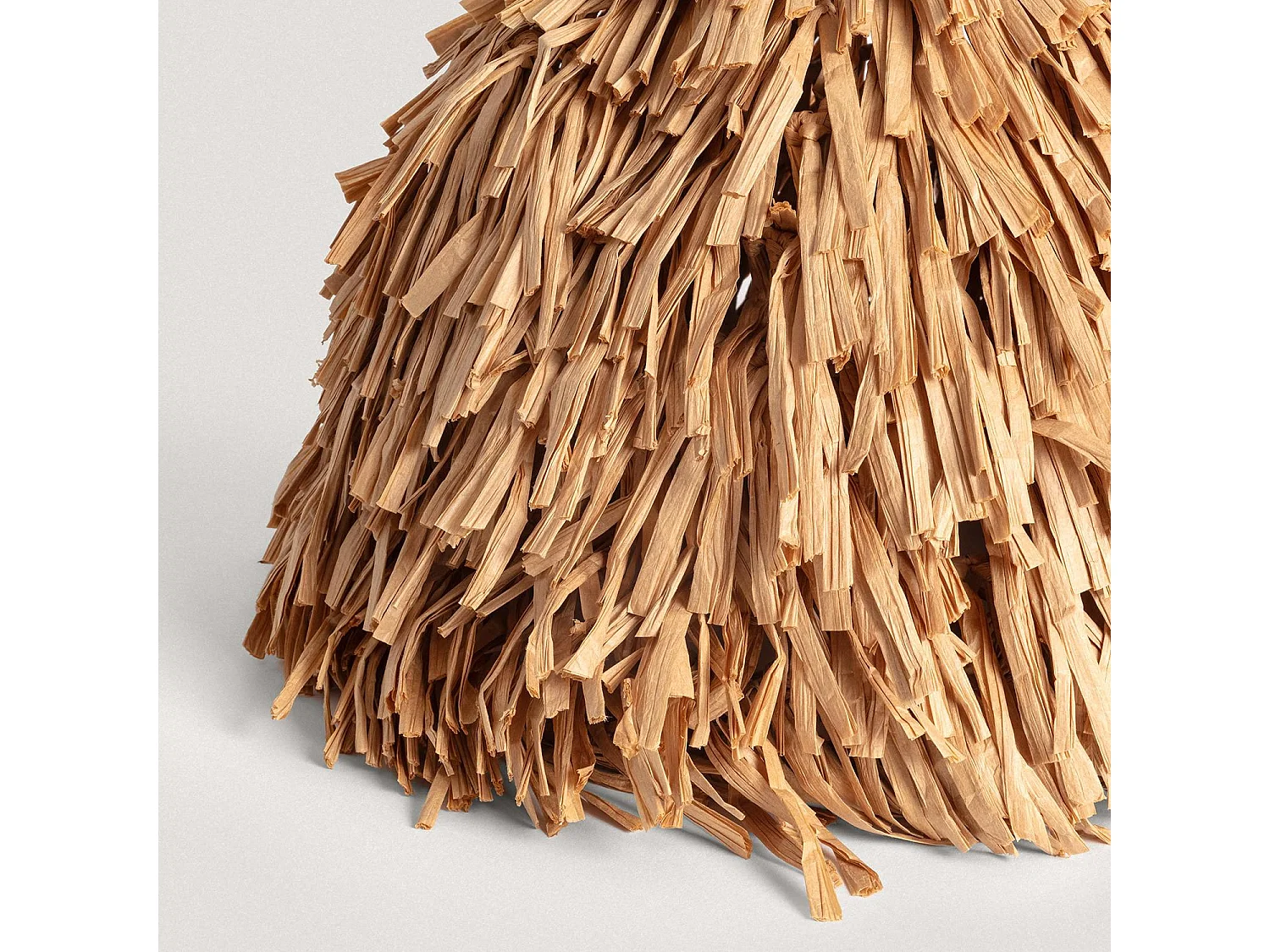 Paralume Lampada Sospensione Rafia Malaika ILUZZIA Naturale