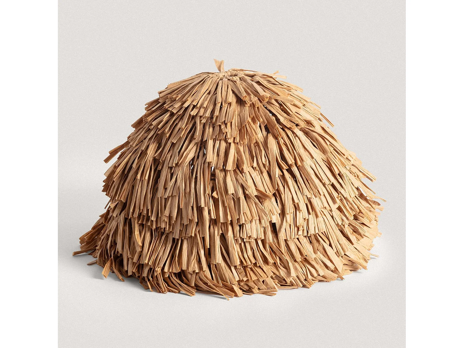 Paralume Lampada Sospensione Rafia Malaika ILUZZIA Naturale