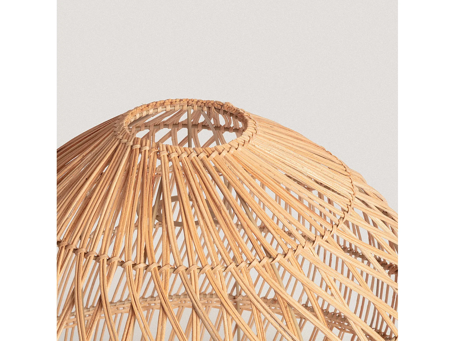 Abat-jour Suspension Rotin Yamil Ø550 mm ILUZZIA Naturel