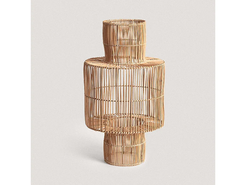 Paralume Lampada Sospensione Rattan Bonghani ILUZZIA Naturale