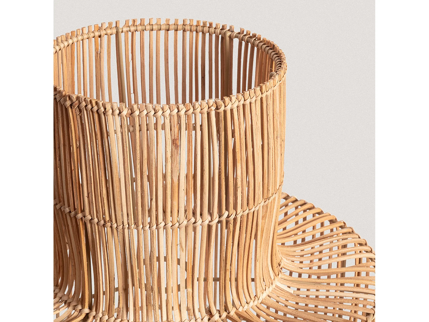 Abat-jour Suspension Rotin Bonghani ILUZZIA Naturel