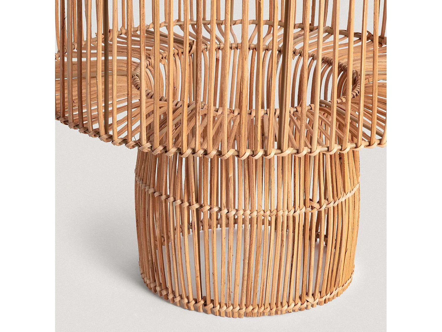 Abat-jour Suspension Rotin Bonghani ILUZZIA Naturel