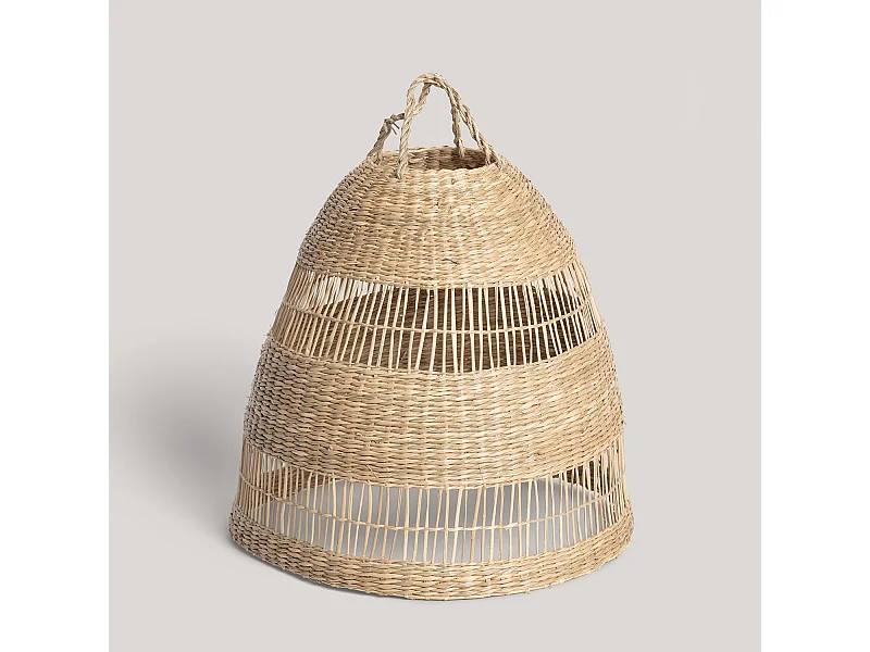 Paralume Lampada Sospensione Fibre Naturali Sami ILUZZIA Naturale