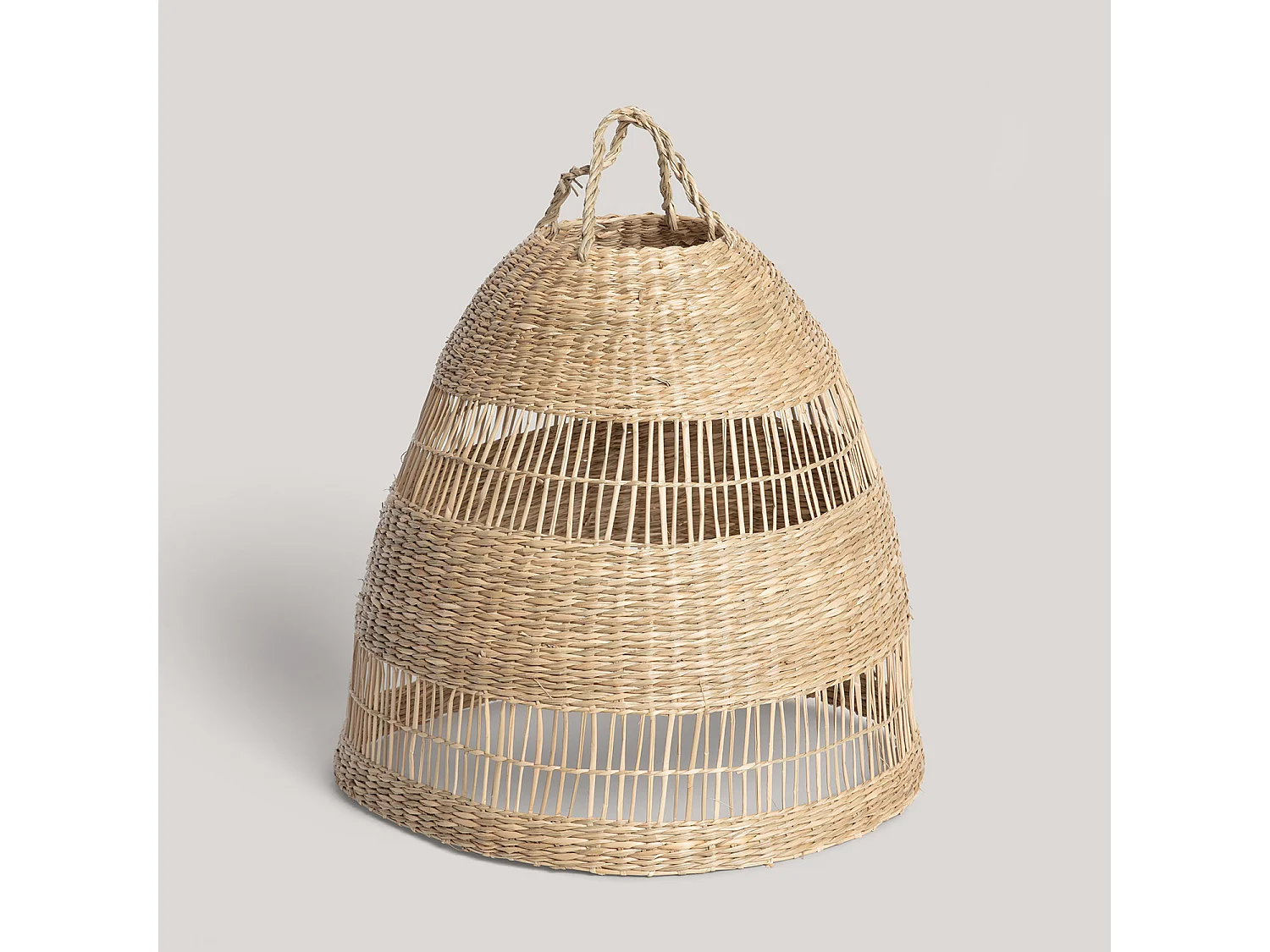 Abat-jour Suspension Fibres Naturelles Sami ILLUZIA Naturel