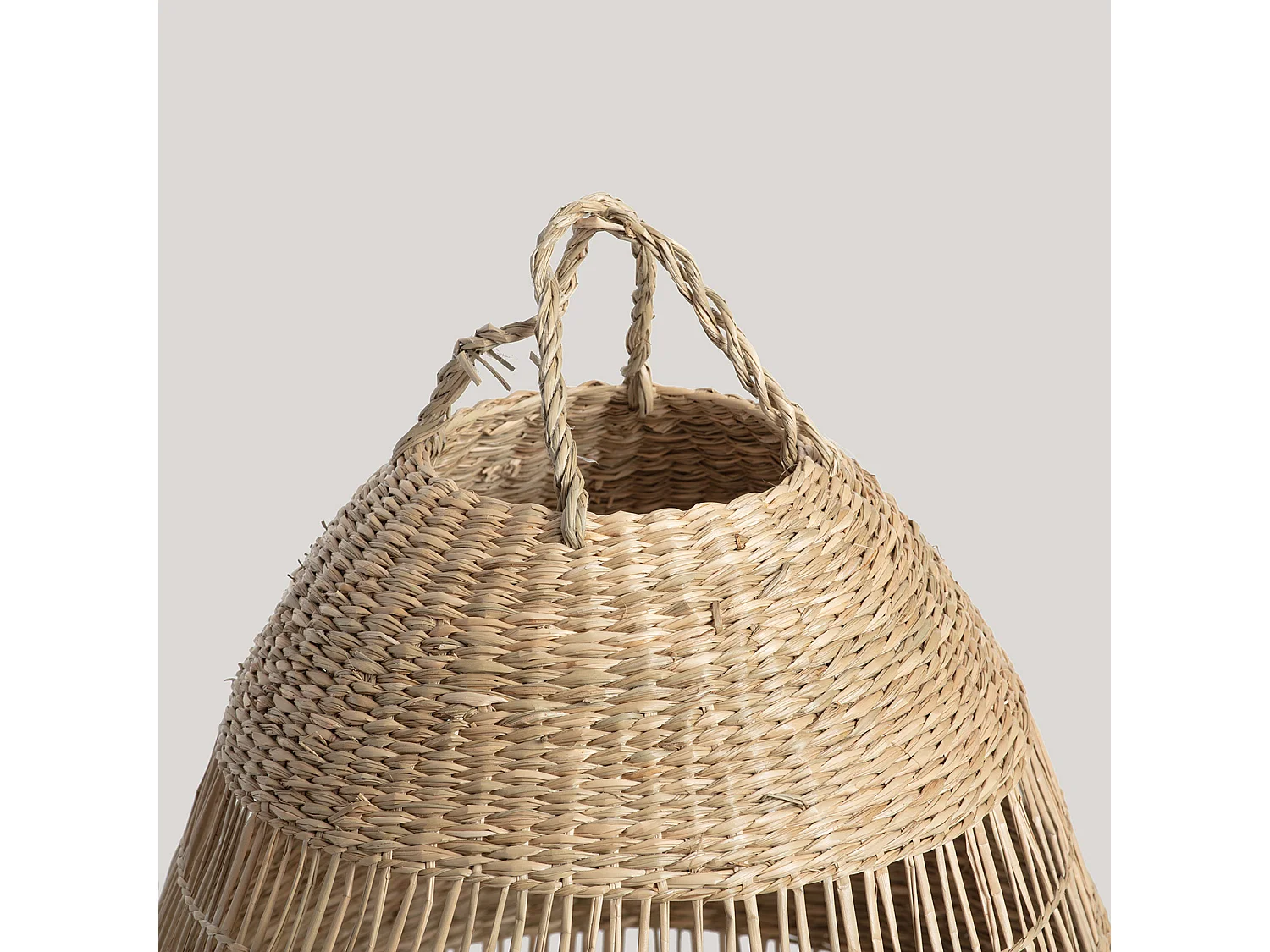 Abat-jour Suspension Fibres Naturelles Sami ILLUZIA Naturel