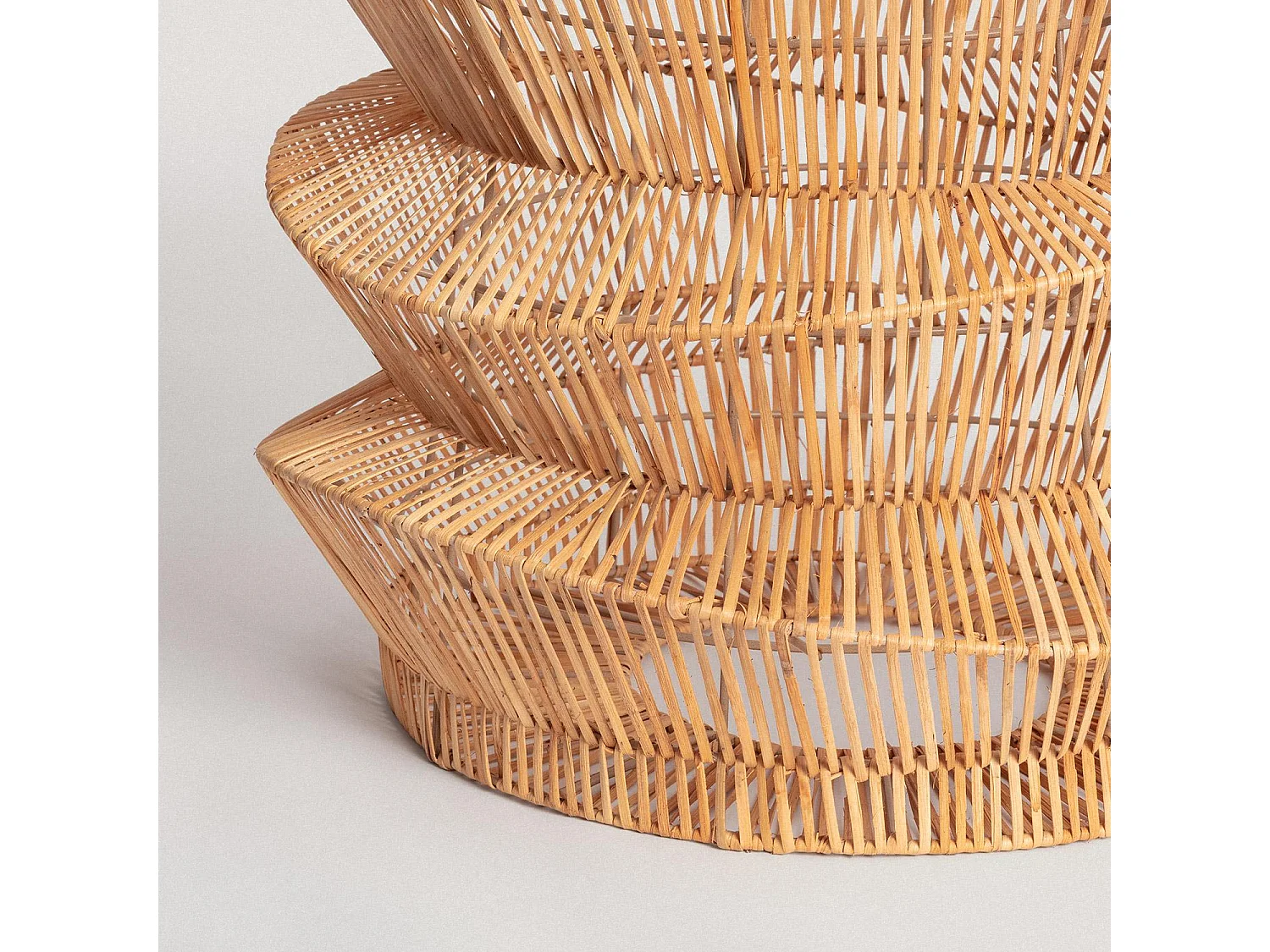 Abat-jour Suspension Rotin Asha Ø500 mm ILUZZIA Brun