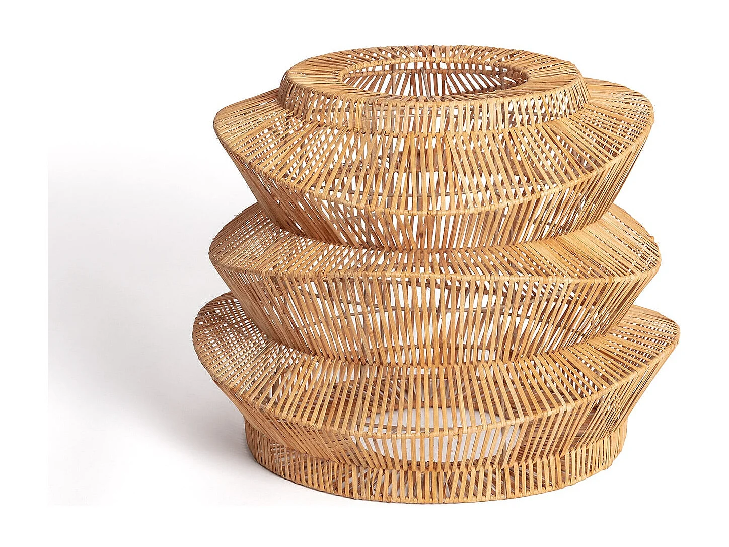 Paralume Lampada Sospensione Rattan Asha Ø500 mm ILUZZIA Marrone