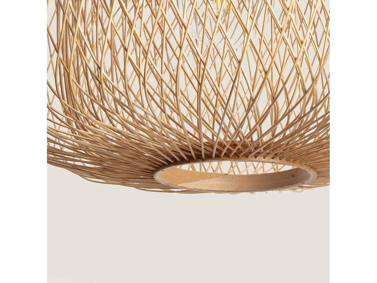 Abat-jour Suspension Bambou Dao Do Naturel