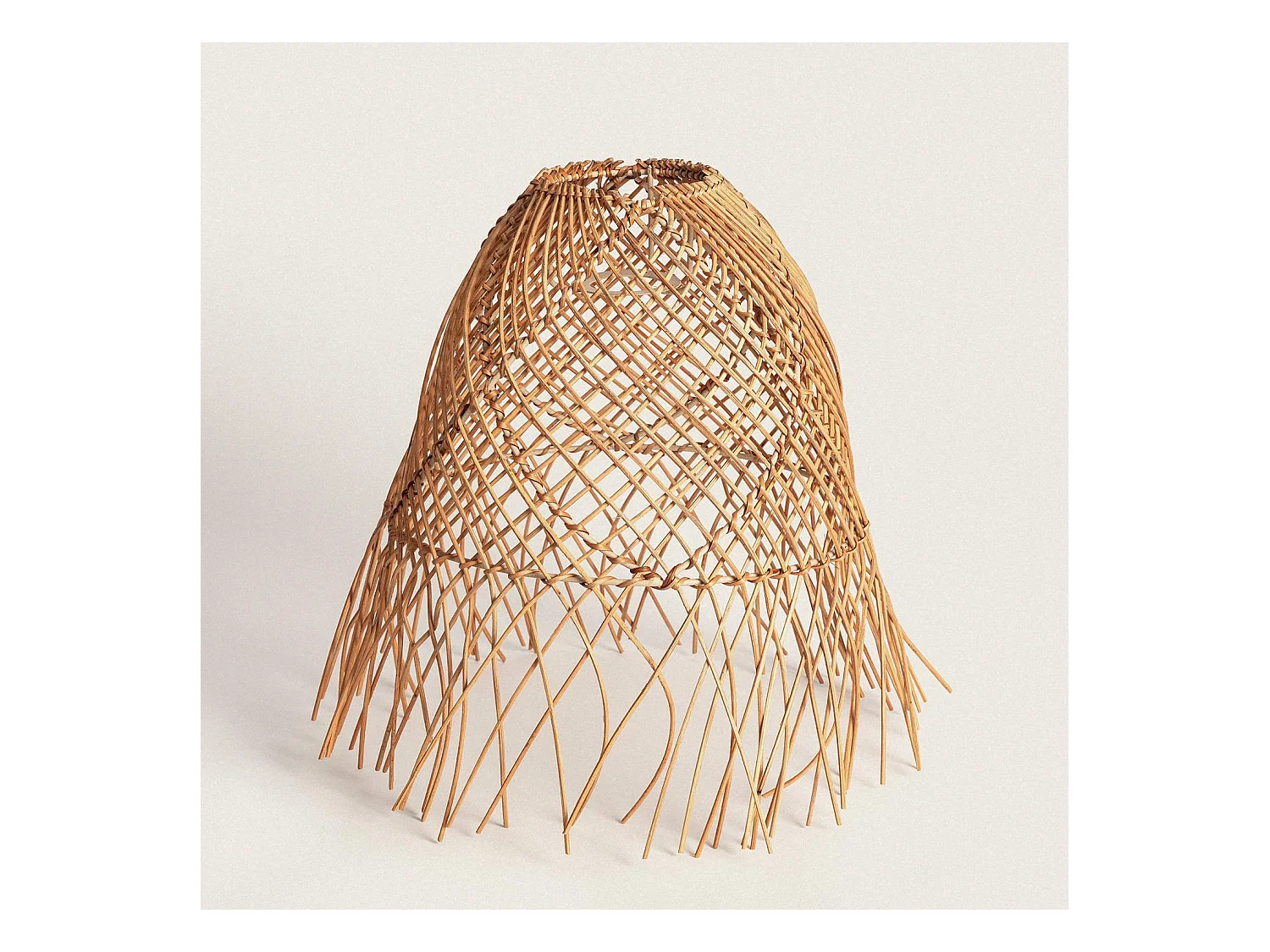 Abat-jour Suspension Rotin Toraja ILUZZIA Naturel