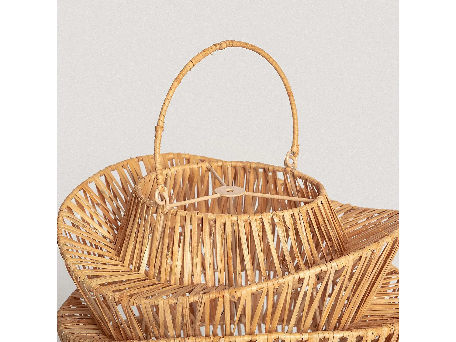 Paralume Lampada a Sospensione Rattan Halima Ø570 mm ILUZZIA Naturale