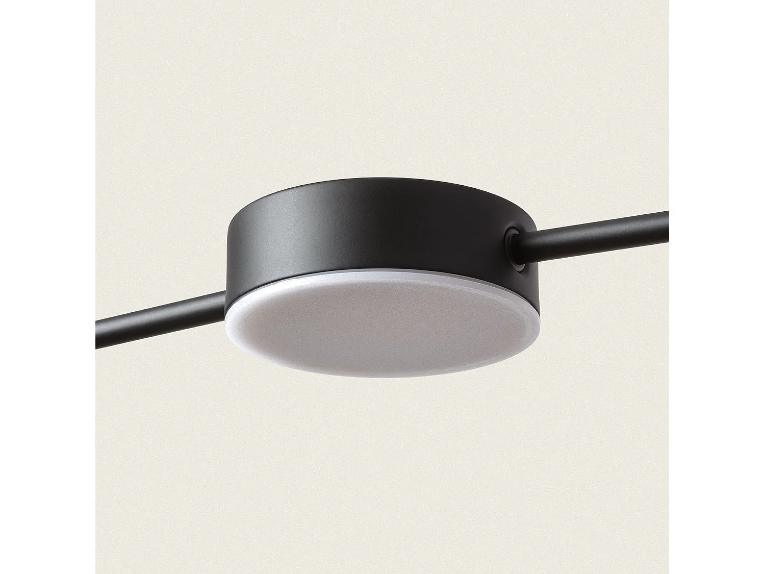 Lámpara Colgante Lineal LED 18W Metal Kurna Negro Mate