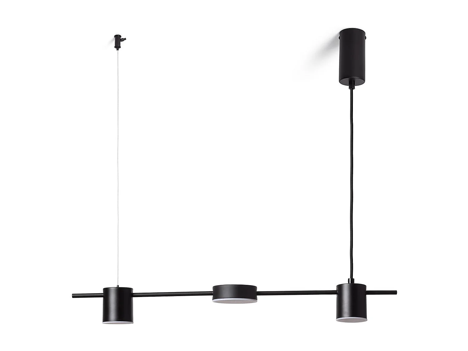 Lampada a Sospensione LED Kurna Metallo 18W Nero Opaco