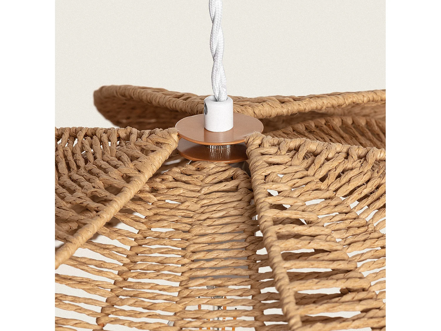 Lámpara Colgante Cuerda Giay Marrón