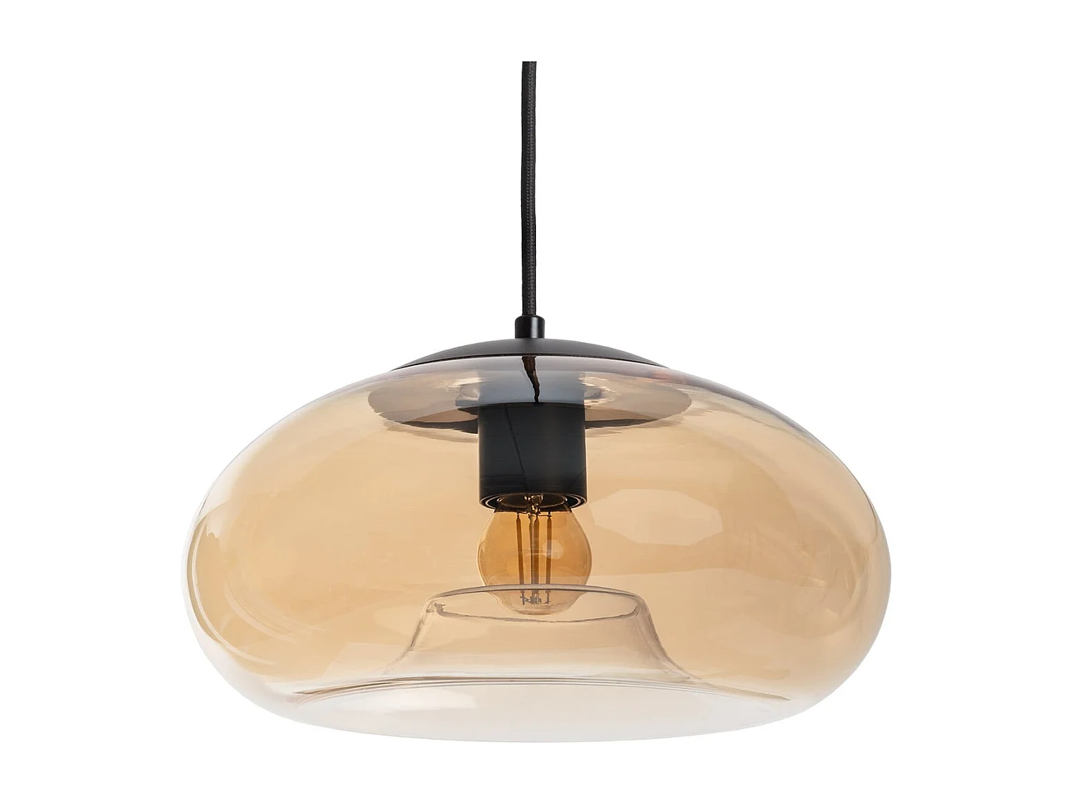 Suspension Verre Amina Ambre