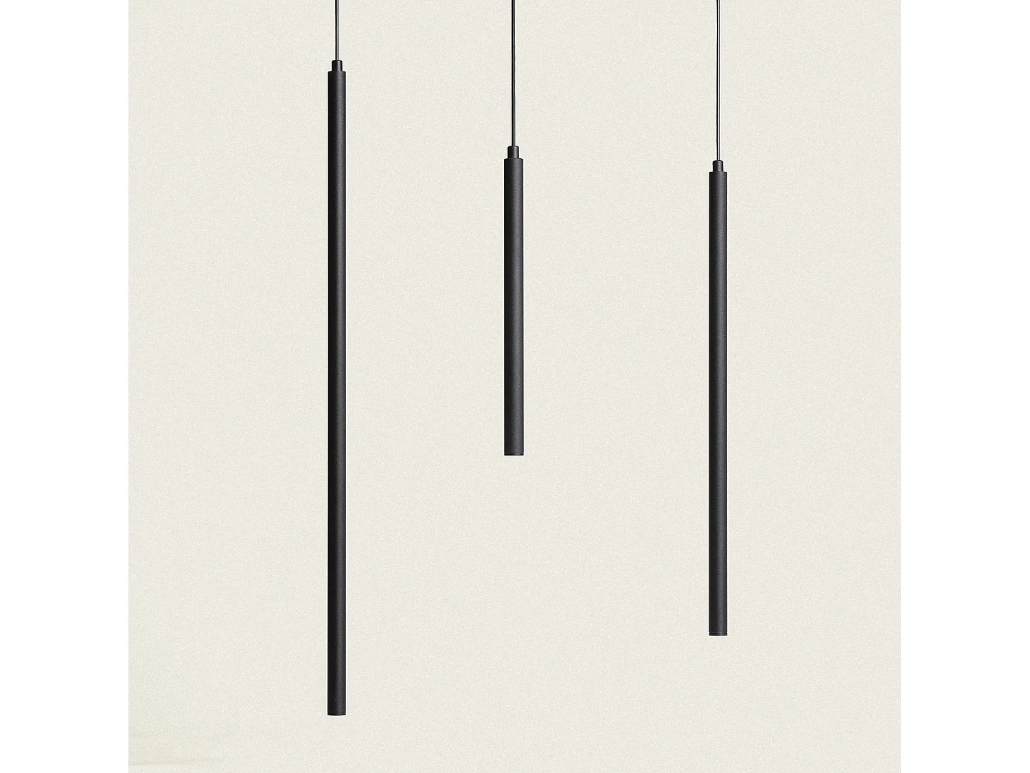 Lampada a Sospensione LED 3W Alluminio Evory S Nero