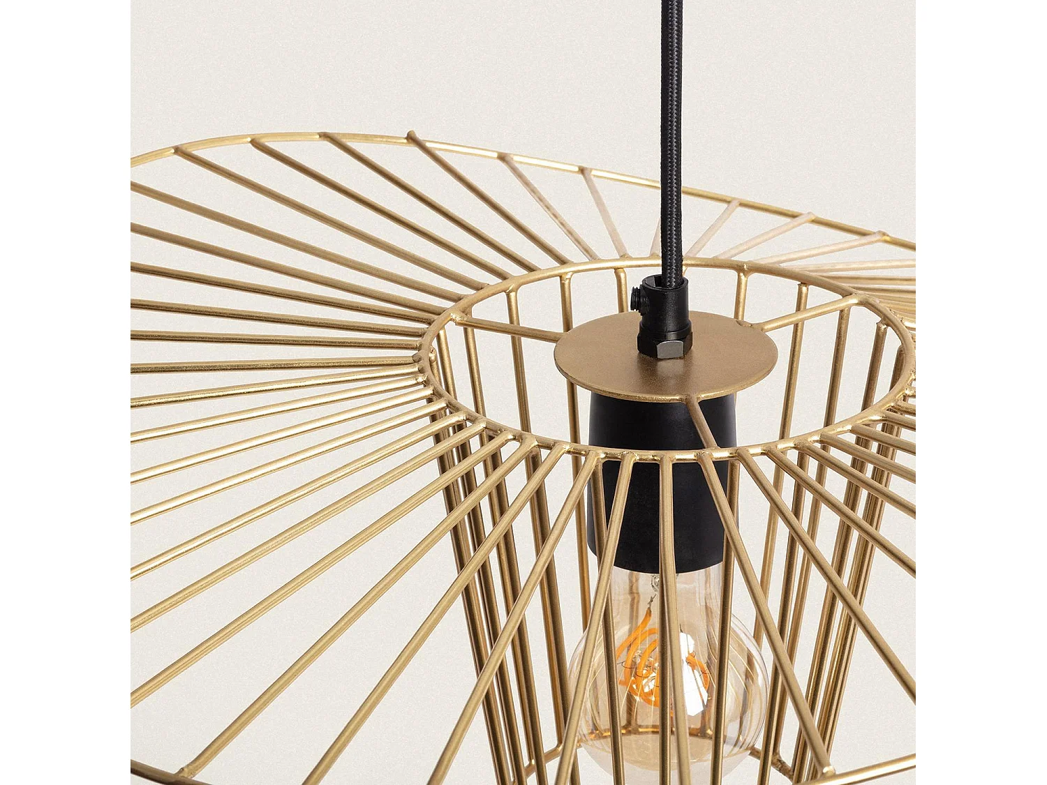 Lampada a Sospensione Metallo Vrinda Oro