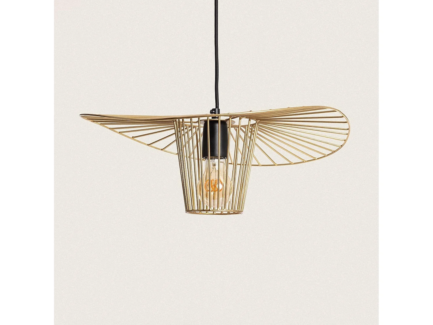 Suspension Métal Vrinda Doré