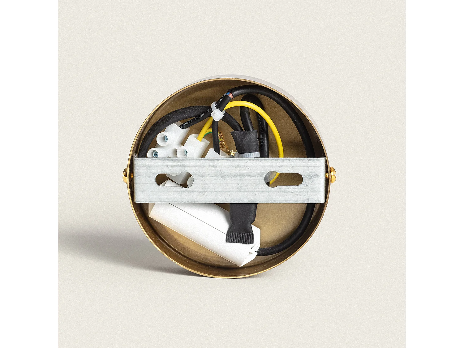 Lámpara Colgante LED 3W Aluminio Evory S Dorado