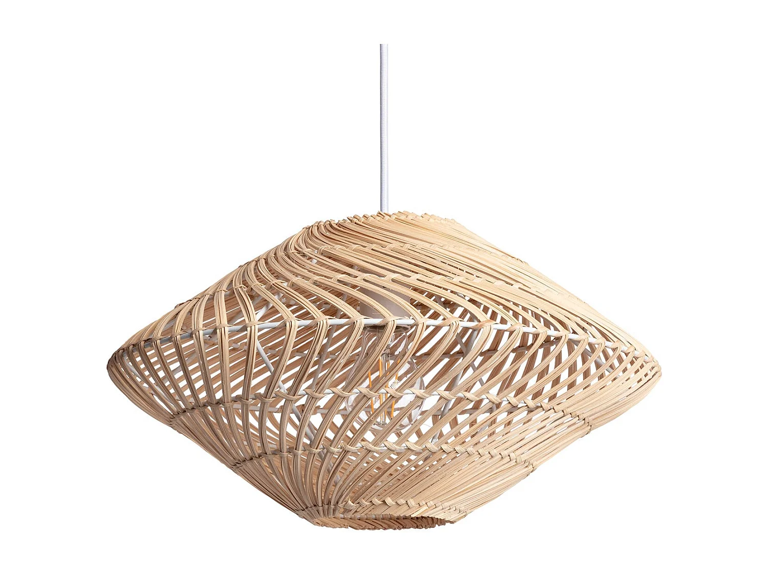 Lámpara Colgante Ratán Towamba Natural