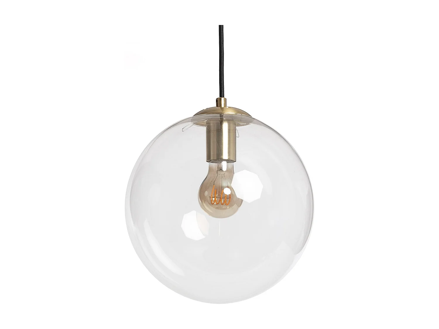 Lampada Sospensione Metallo e Vetro Moonlight Clear Trasparente