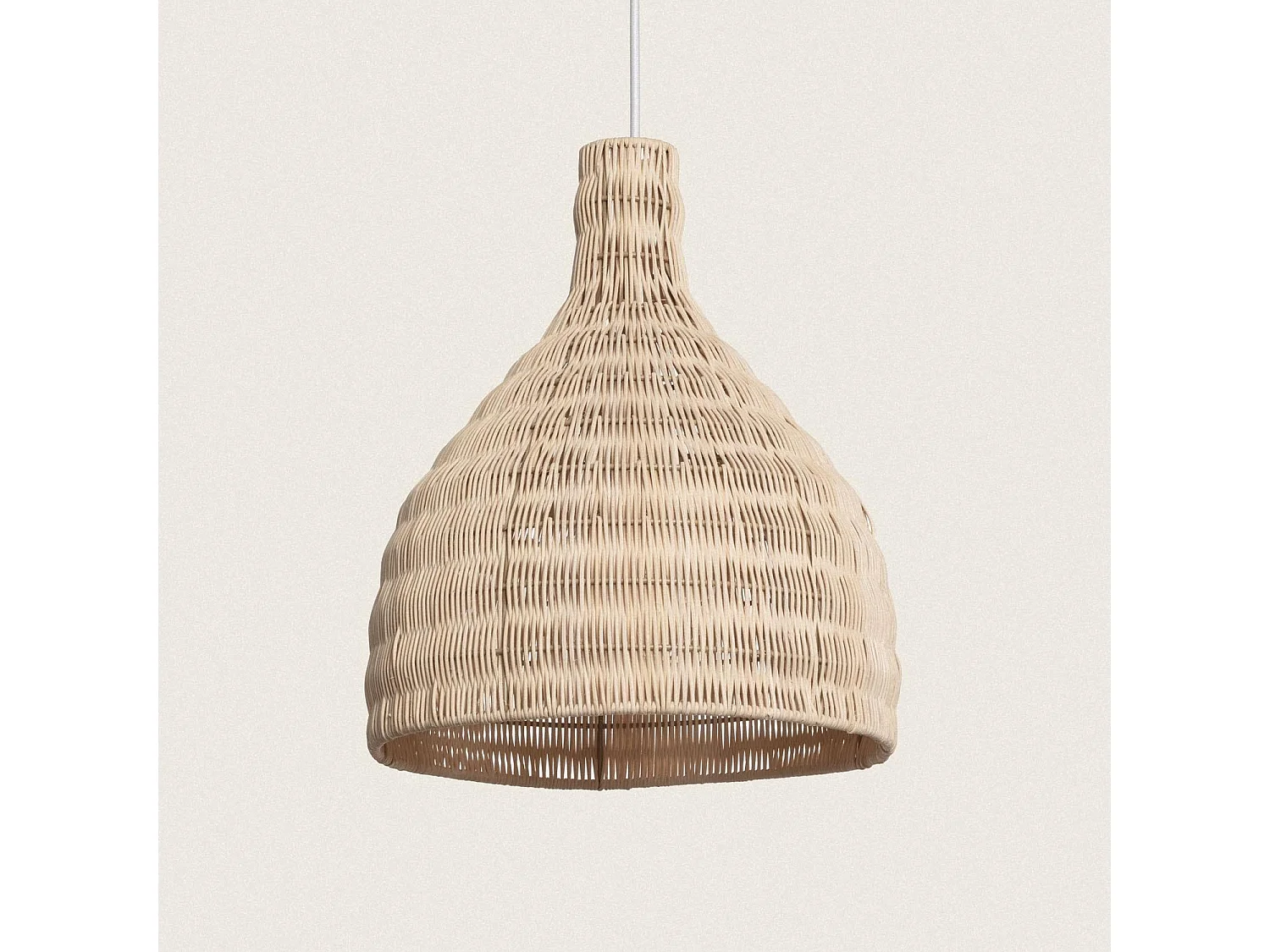 Lampada a Sospensione Rattan Kegle Naturale