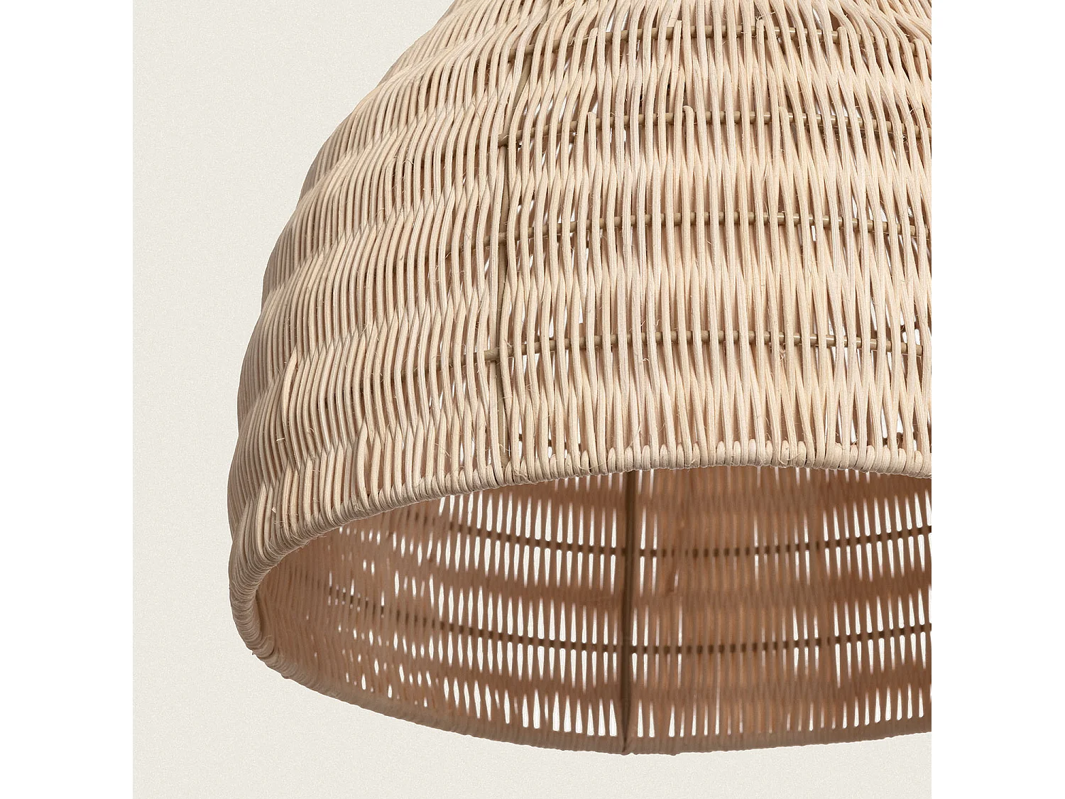 Lampada a Sospensione Rattan Kegle Naturale