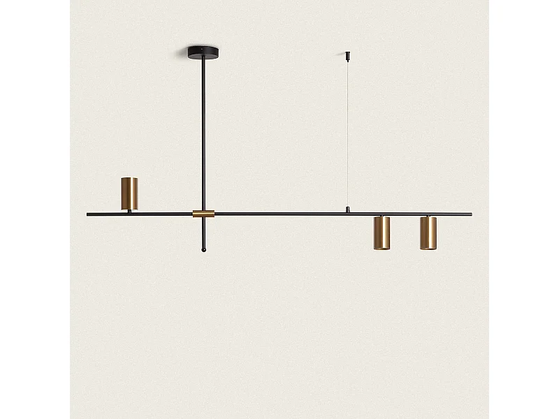 Suspension Métal Auzoa Doré