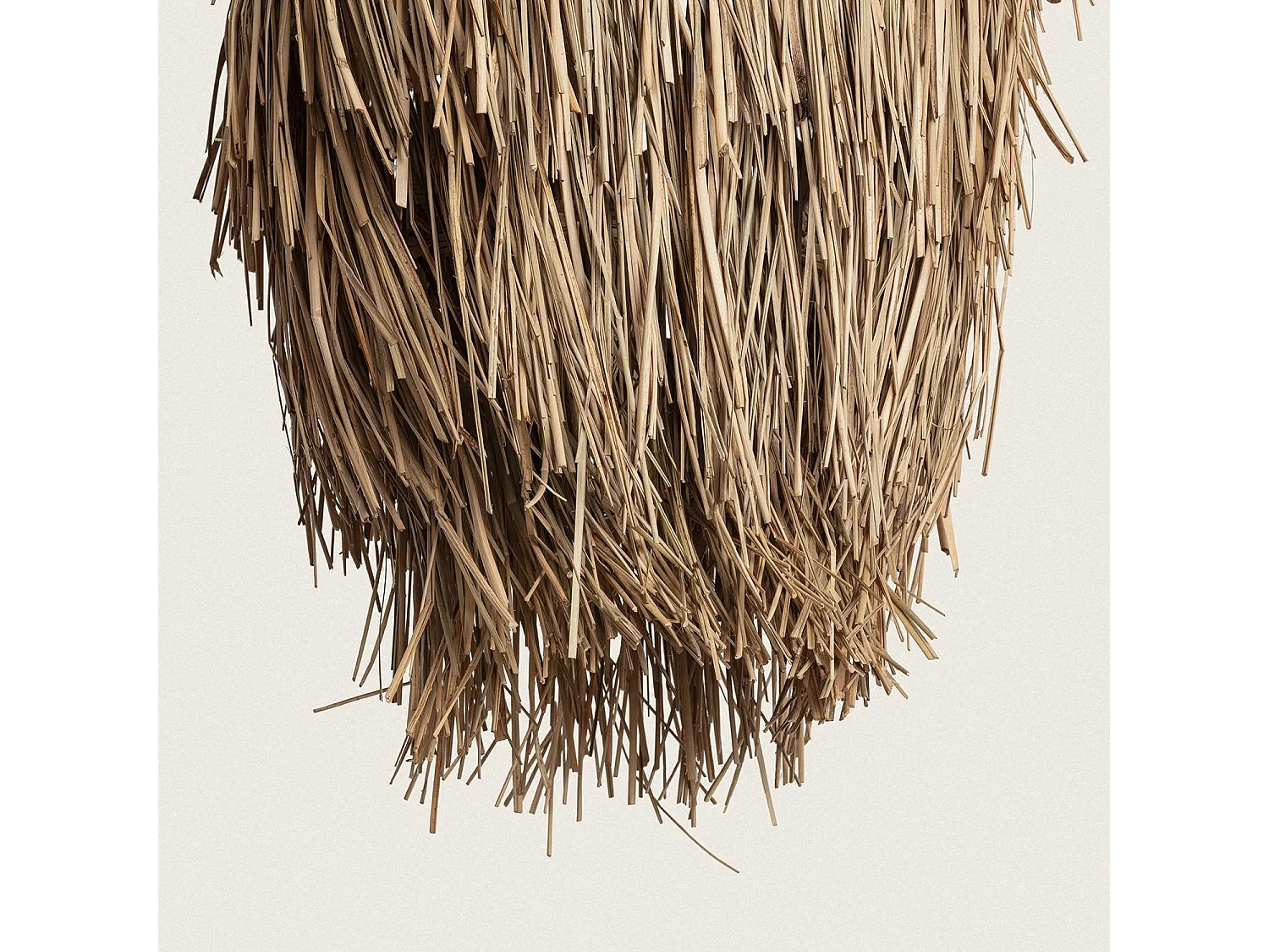 Abat-jour Suspension Fibres Naturelles Ramé Naturel