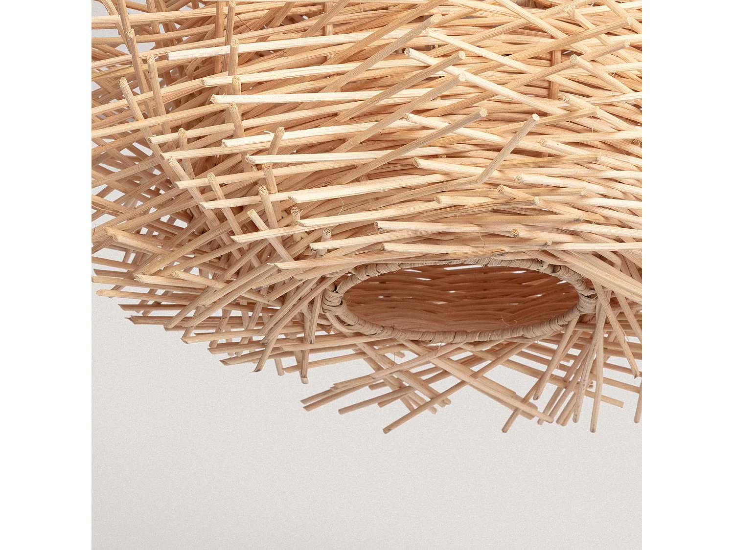 Paralume Lampada Sospensione Rattan Nulko ILUZZIA 400 mm